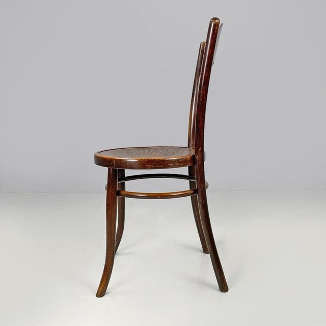 Austrian Wooden Chairs with Round Decoration from Mundus,1890s, Set of 6 For Sale - Image 3 of 18