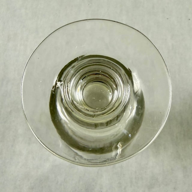 Late 19th C French Hand Blown Absinthe Glasses, Set/6 For Sale - Image 12 of 12