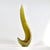 Glass Abstract Glass Sculpture by Alex Gabriel Bernstein, Cast and Cut in Soft Yellow-Green Glass, 20" Tall For Sale - Image 7 of 12