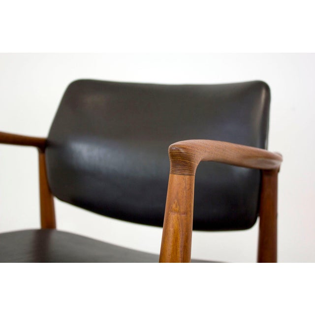 Danish Teak Model 67 Captains Chair attributed to Erik Buch for Orum Møbelfabrik, 1960s For Sale - Image 12 of 13