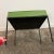 Paul McCobb Style Green Leatherette Ottoman For Sale - Image 10 of 11