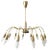 Mid-Century Sputnik 12-Armed Chandelier from Vereinigte Werkstätten Collection, 1950s For Sale