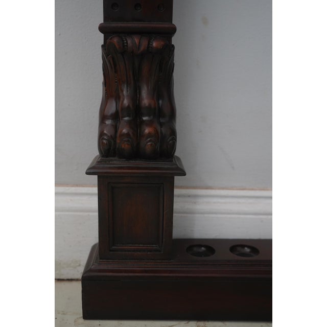 2010s Maitland Smith 1330-454 Mahogany Billiards Rack For Sale - Image 5 of 13