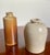 Pair of Victorian Cream-Glazed Stoneware Jars With Capacity Marks For Sale - Image 4 of 12