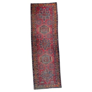 Vintage Distressed Karaje Runner, 1950s For Sale