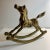 Metal 1980s Vintage Brass Rocking Horse For Sale - Image 7 of 7