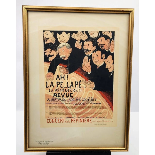 French Vallotton French Poster by Les Maîtres De L’Affiche Ah La Pé La Pé La Pépinierè For Sale - Image 3 of 10