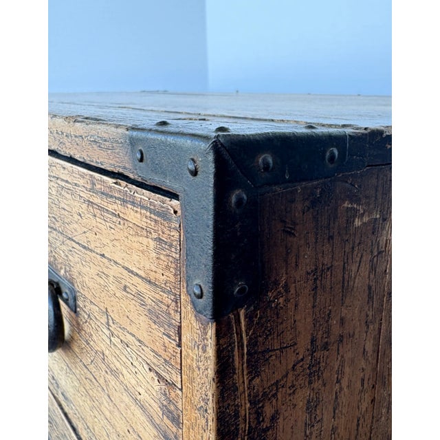 Late 20th Century Antique Japanese Tansu Chest For Sale - Image 5 of 7