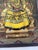 Ebony 1920s Pair of Chinese Reverse Glass Ancestral Portraits of Emperer and Empress Qing Dynasty For Sale - Image 8 of 15