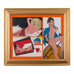 Maurice (Morris) Grabel Outsider Art Nude Painting