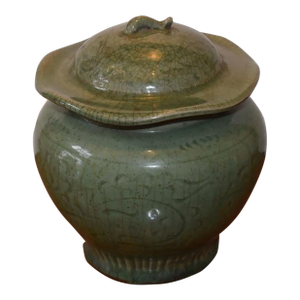 Antique 19th Century Lidded Jar