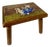 Vintage 1970s/1908s Hand Crafted Wooden Folk Art Foot Stool For Sale