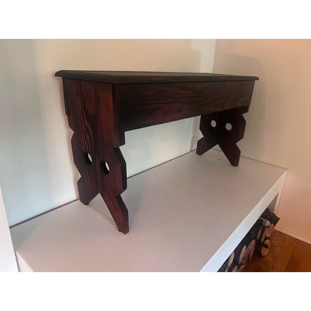 1950s Primitive Hall Bench | Chairish