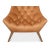 Wood Modern Leather Armchair For Sale - Image 7 of 11