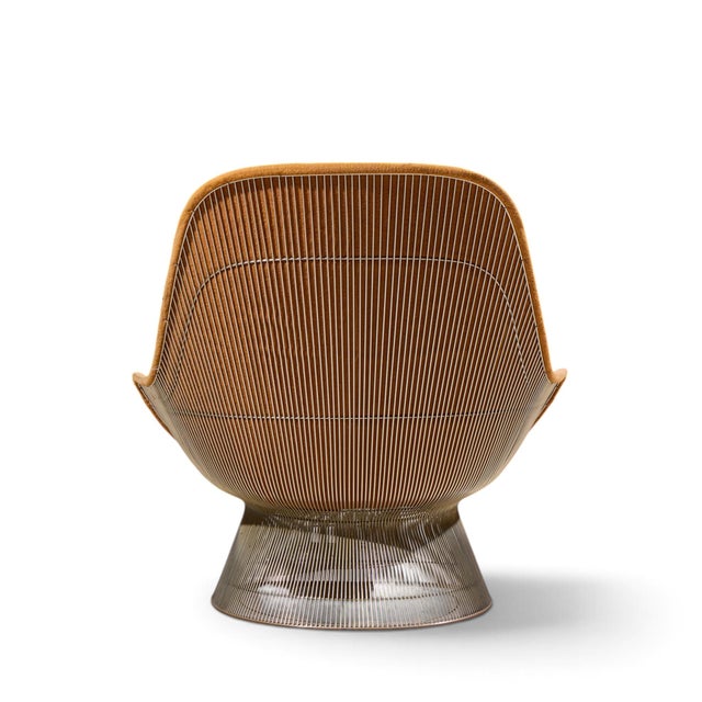 Warren Platner for Knoll Mid Century Easy Lounge Chair and Ottoman For Sale In Chicago - Image 6 of 10