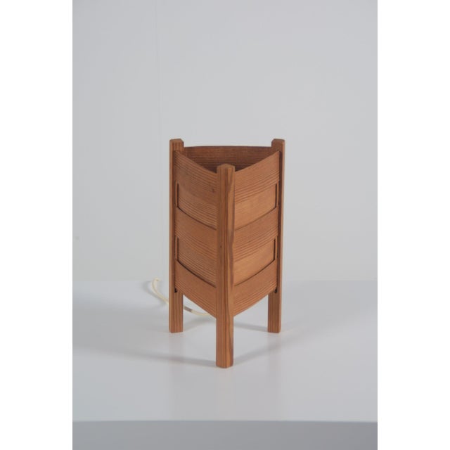 Swedish Pine Table Lamp from Luleå Stjärnslöjd, 1960s For Sale - Image 9 of 9