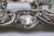 Relief Silver and Glass Inkwell with Floral Motifs and Reliefs For Sale - Image 5 of 8