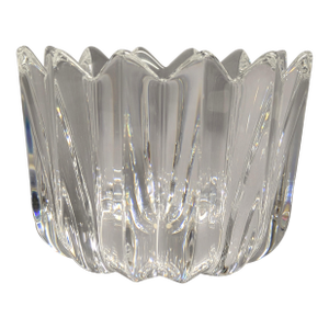Large Orrefors Crystal Fleur Bowl