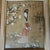 1970’s Asian style female figure painting on cork. Signed and framed in faux bamboo frame. Measures 12x14. Check out my...