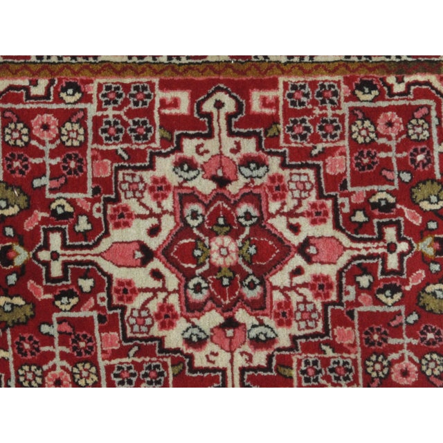 1930's Vintage Persian Sarouk Rug- 2′ × 3′2″ For Sale - Image 4 of 8