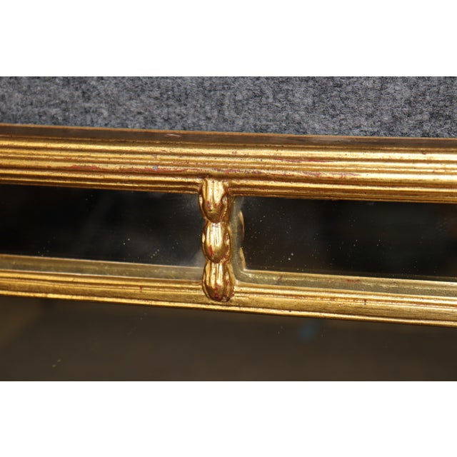 LaBarge 1950's Gold Gilt Beveled Glass Mirror For Sale In Philadelphia - Image 6 of 9