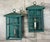 Vintage Pair of Solid Brass Outdoor Wall Lanterns – 13”h X 7”.5w X 7”.5d For Sale - Image 16 of 18