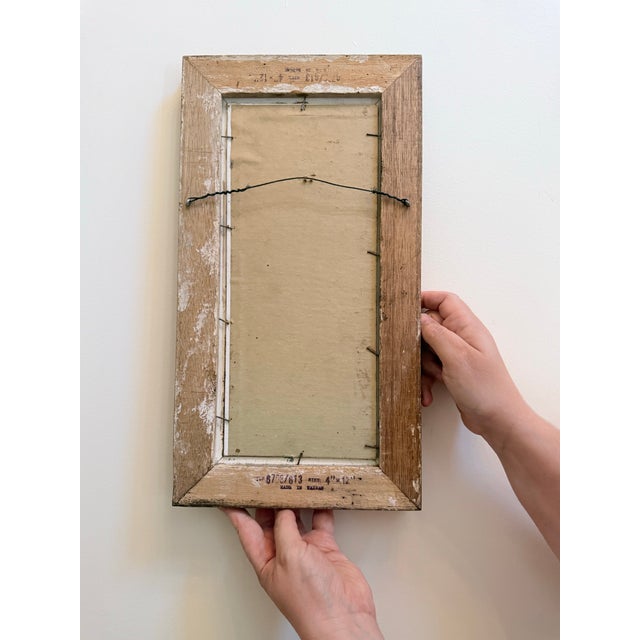 Rustic European Mid 20th Century Joseph Collazzi (Italian, 1914–1989) | Signed Winter Landscape | Oil on Board | Gilt Frame For Sale - Image 3 of 3