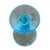 Mid-Century Modern French Biot Blue Bubble Glass Decanter & Stem Glass Set for 10, Circa 1970s For Sale - Image 9 of 10