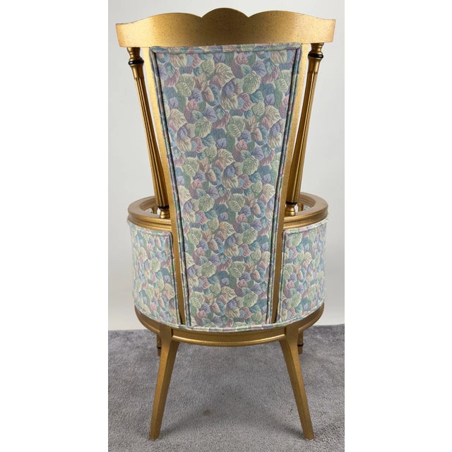 19th Century French Louis XVI Style Wingback Chair For Sale - Image 10 of 11