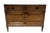 French 19th Century Louis XVI Walnut Carrara Marble Top Two Door Buffet For Sale