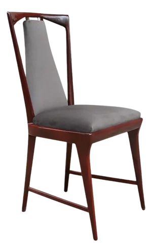 Mid-20th Century Set of Six Dining Chairs by Osvaldo Borsani