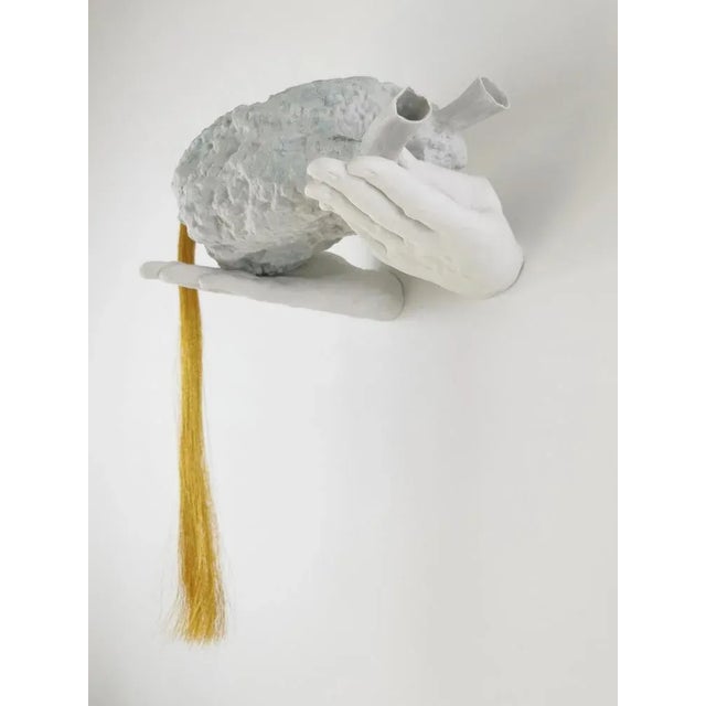 Metal Offering Healing Wall Sculpture by Dora Stanczel For Sale - Image 7 of 8