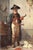 Benjamin Vautier, Genre Scene with Man and Dog, 1800s, Oil Painting on Canvas, Framed For Sale - Image 12 of 12
