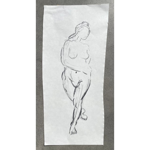 Drawing on paper by New York abstract expressionist painter Richard Snyder (1951-2021). Unsigned.