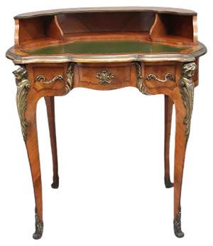 19th-Century Kingwood & Ormolu Writing Table, 1880s