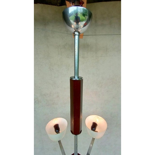 Art Deco Chandelier, 1940s For Sale - Image 16 of 18