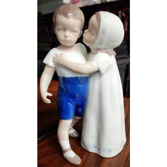 Bing & Grondahl Danish Hand Painted Fine Porcelain Figurine For Sale - Image 11 of 11