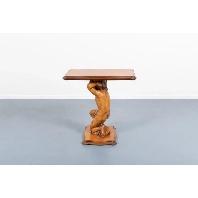 Italian Sculptural Side Table, 1970s For Sale - Image 9 of 10