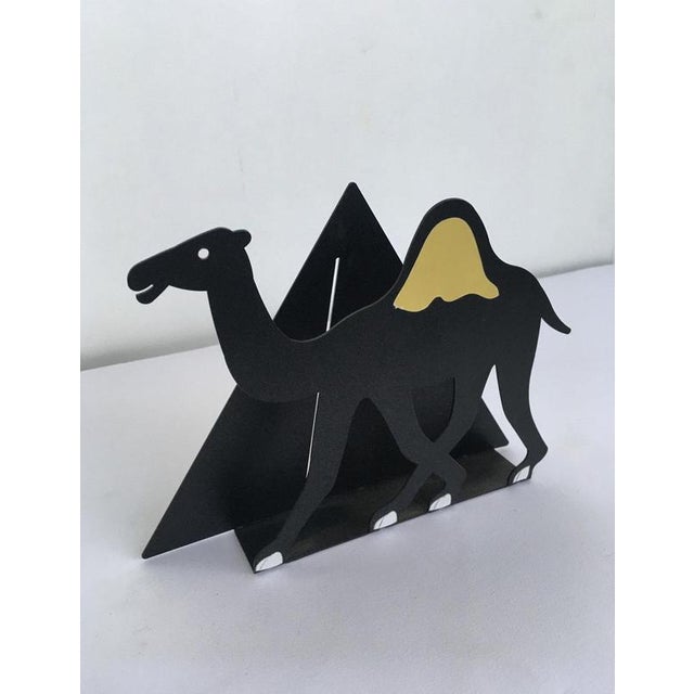 Painted White Metal Egitto Sculpture, 1980 For Sale - Image 14 of 18