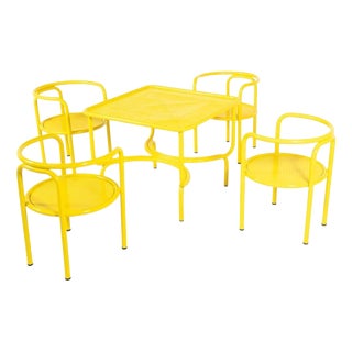 Locus Solus Outdoor Garden Set by Gae Aulenti for Poltronova, Italy, 1964, Set of 5 For Sale