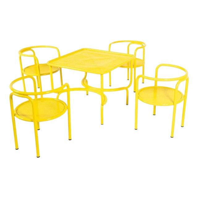 Locus Solus Outdoor Garden Set by Gae Aulenti for Poltronova, Italy, 1964, Set of 5 For Sale