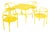 Locus Solus Outdoor Garden Set by Gae Aulenti for Poltronova, Italy, 1964, Set of 5 For Sale