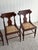 Brown 1960s Vintage Sculpted Mahogany Dining Chairs With Cane Seats, Set of 4 For Sale - Image 8 of 15