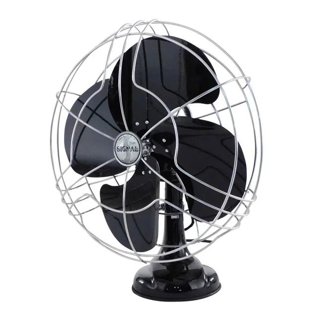 Circa 1930s Signal Deluxe Art Deco Restored Electric Fan For Sale - Image 12 of 12