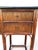 Black Vintage Chinoiserie Bamboo & Rattan Console Desk With Hand-Painted Lacquer Top For Sale - Image 8 of 12