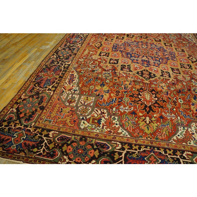 1920s Persian Heriz Carpet For Sale - Image 11 of 12