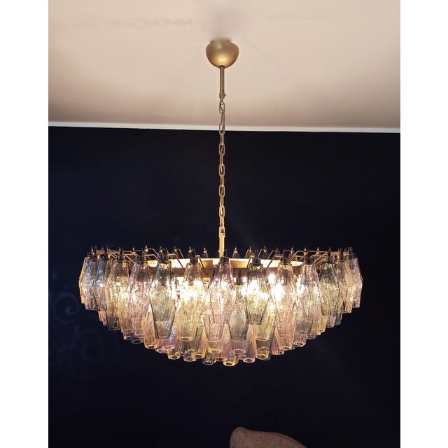 Murano Glass Chandelier in 185 Multicolored Glasses, 1990s For Sale - Image 4 of 18