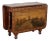 Early 19th Century Original Hand Painted Dutch Drop Leaf Table Console For Sale