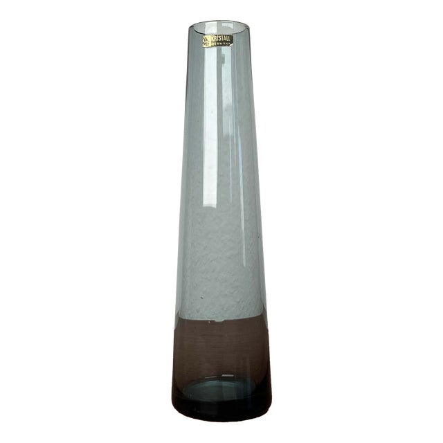 Mid-Century Modern German Crystal Glass Vase from WMF, 1960s For Sale