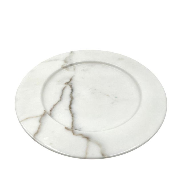 White Carrara Marble Centerpiece by Sergio Asti, Italy, 1970s For Sale - Image 11 of 15